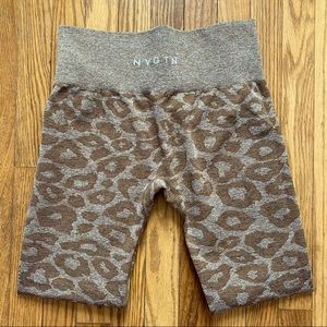 NVGTN Mocha Leopard Seamless Leggings